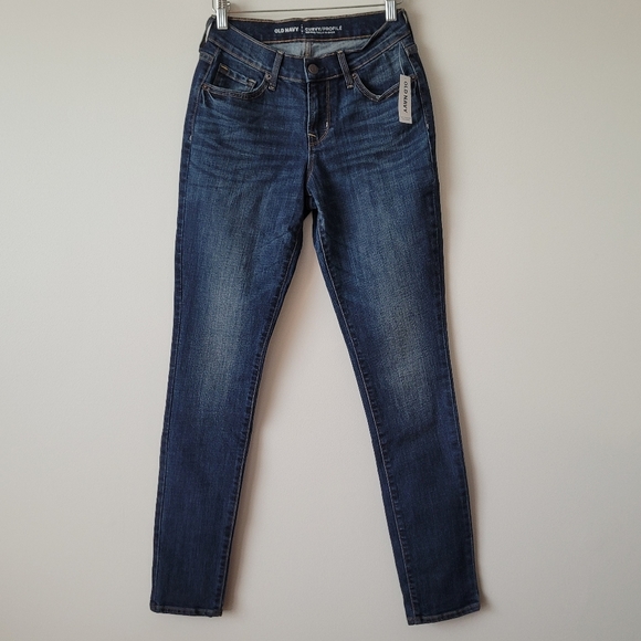 NWT Old Navy Curvy Mid Rise Jeans Size 0 - Picture 3 of 13